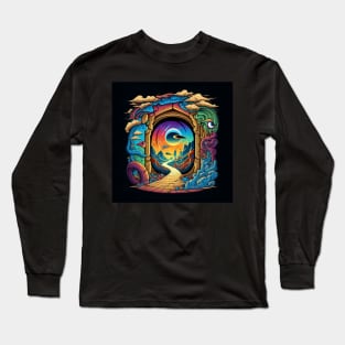 Portal to another dimension Long Sleeve T-Shirt